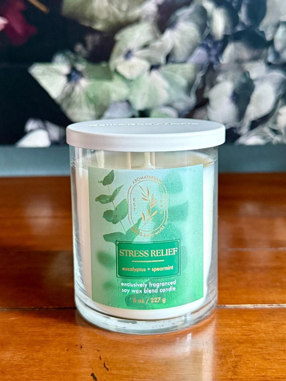 NEW EUCALYPTUS SPEARMINT Single Wick Candle Bath & Body Works